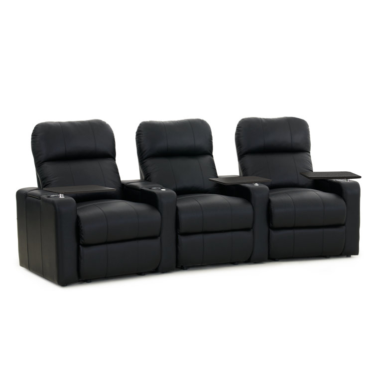 OctaneSeating Turbo Upholstered Home Theater Seating with Cup